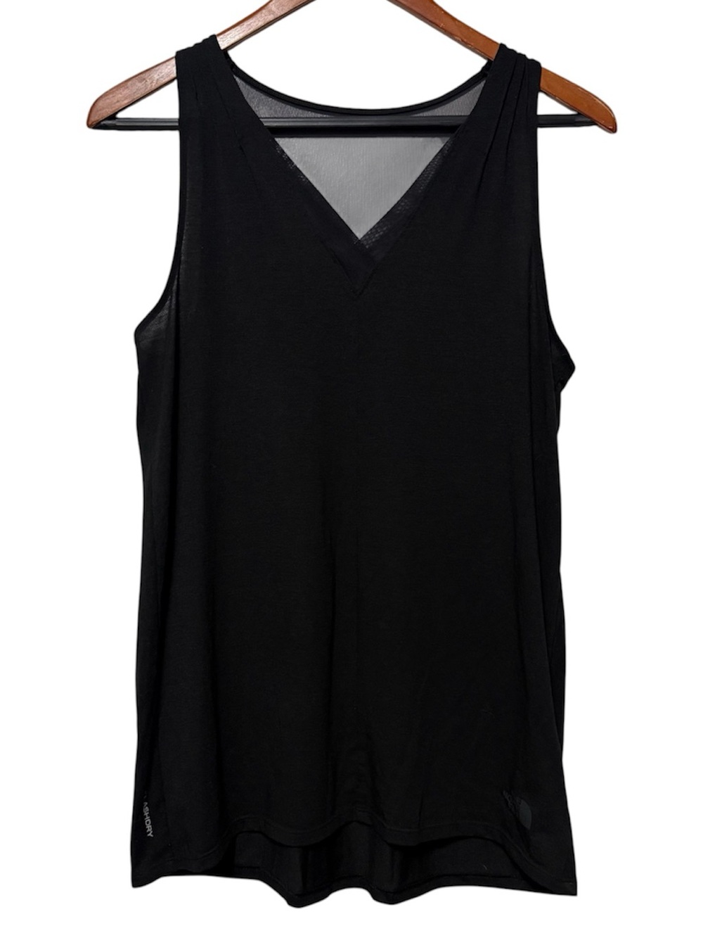 The North Face Women’s S Vision Tank Black V Neck Sleeveless Athletic Hiking Top